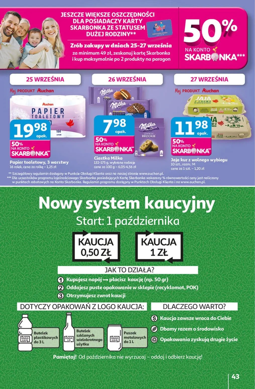 gazetka promocyjna Auchan Pewność niskich cen - Strona 43