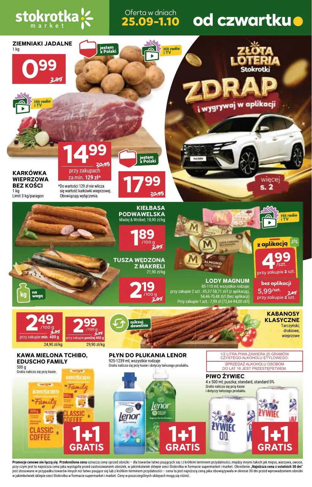 gazetka promocyjna Stokrotka Market Od czwartku - Strona 1