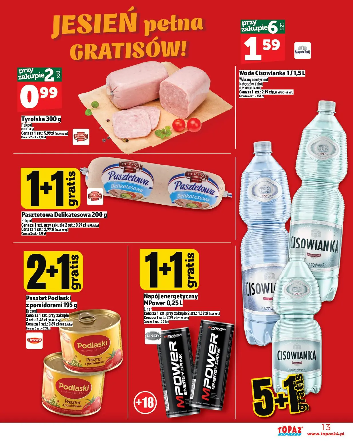 gazetka promocyjna Topaz Express - Strona 13