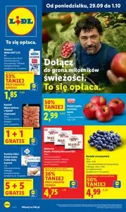 Gazetka promocyjna LIDL, ważna od 2025-09-29 do 2025-10-01.
