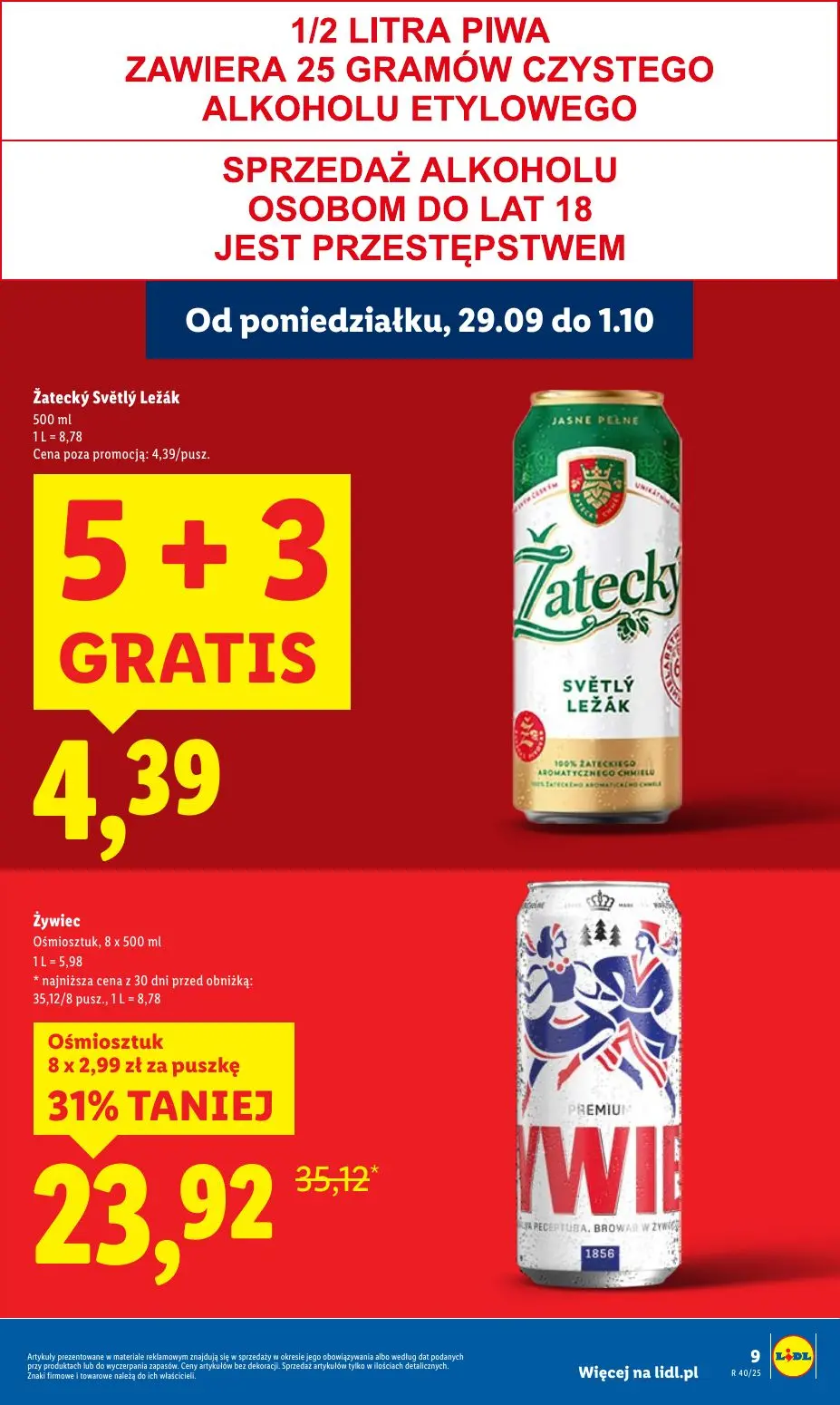 gazetka promocyjna LIDL Od poniedziałku - Strona 9