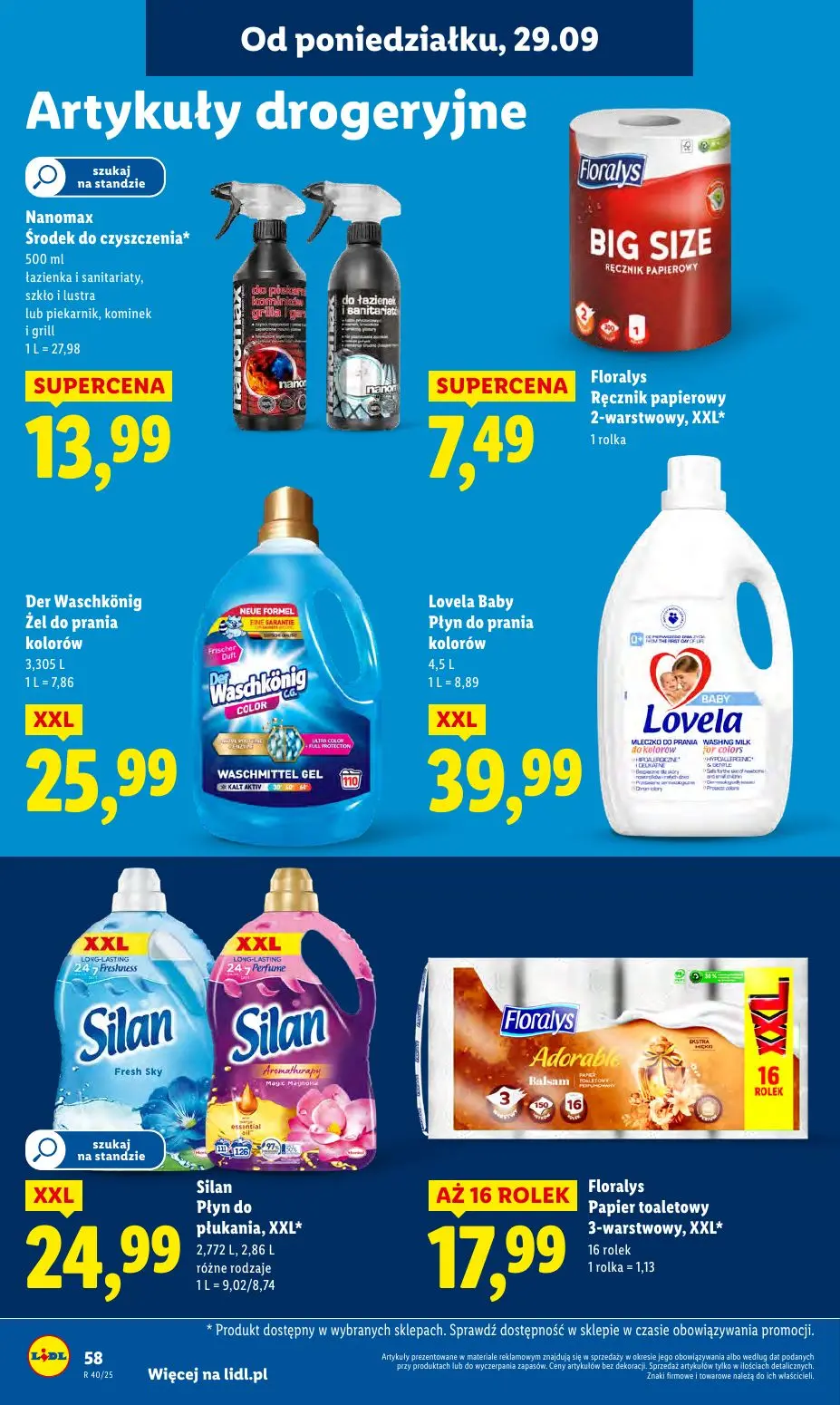 gazetka promocyjna LIDL Od poniedziałku - Strona 62