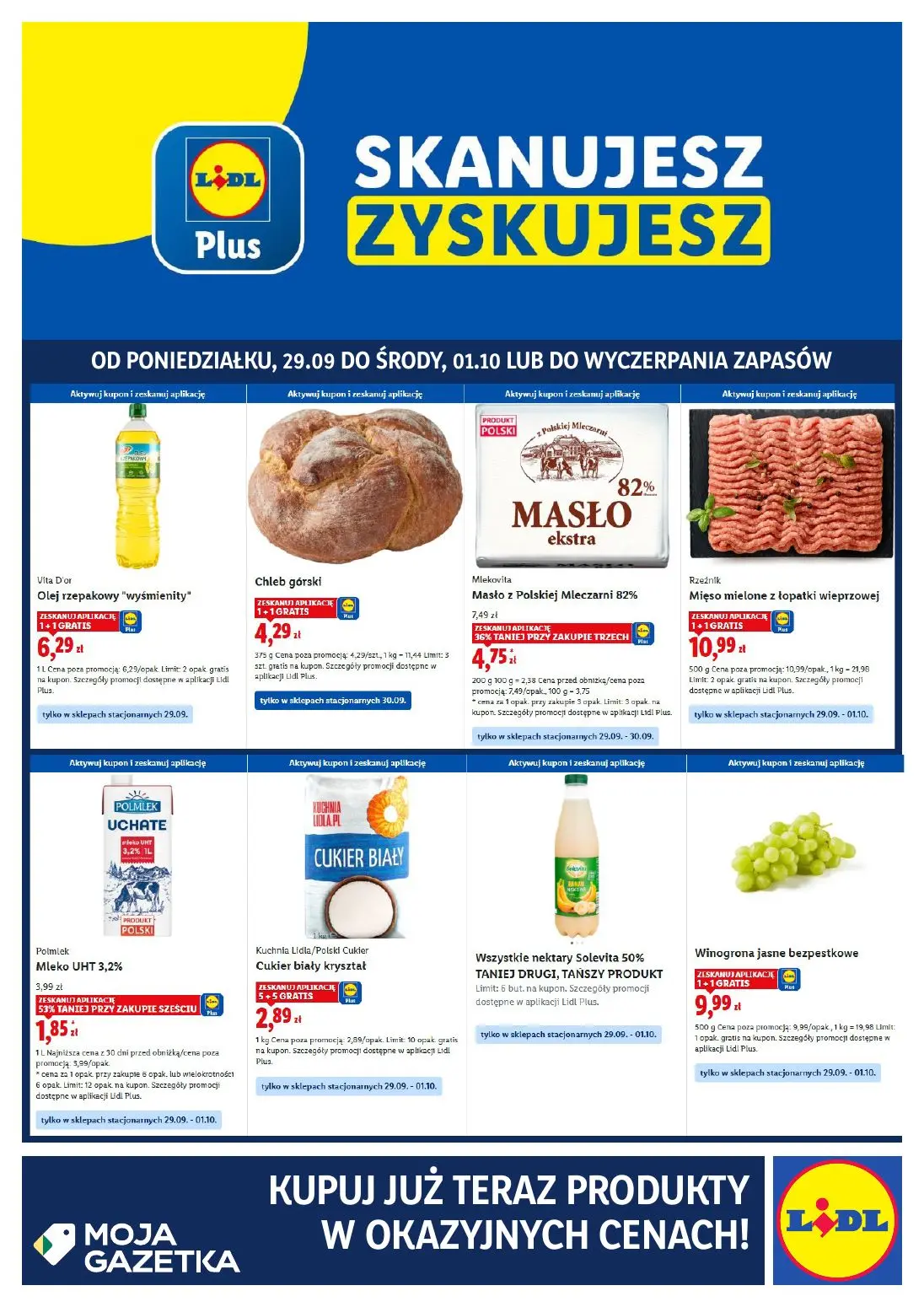 gazetka promocyjna LIDL Lidl plus. Skanujesz zyskujesz - Strona 1
