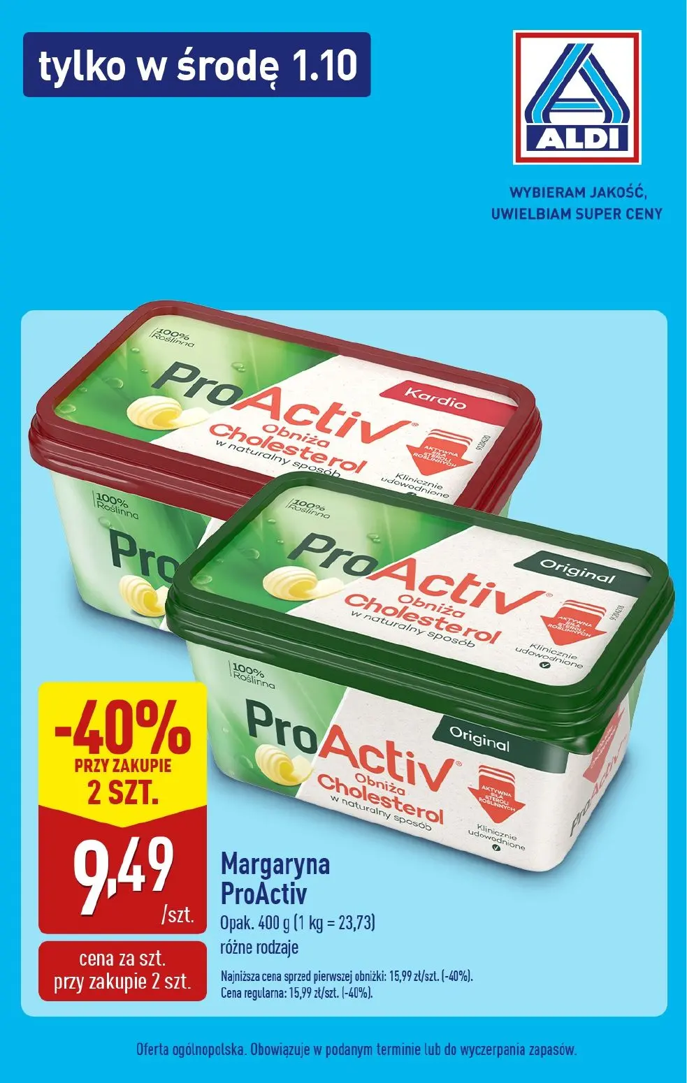 gazetka promocyjna ALDI Tylko w ŚRODĘ - Strona 2