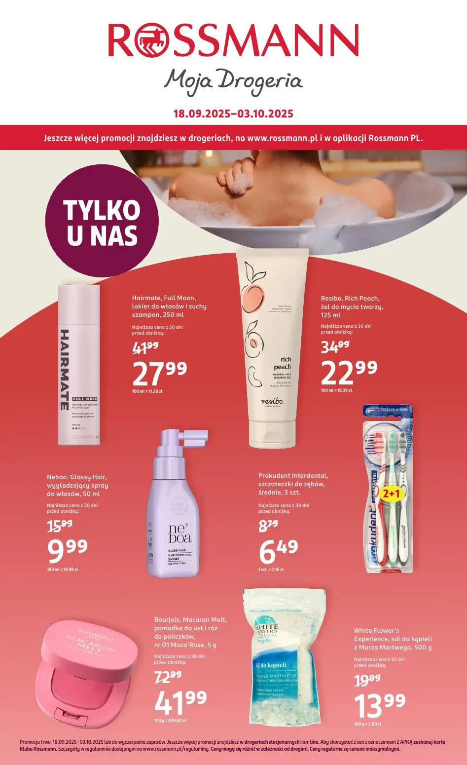 gazetka promocyjna ROSSMANN Moja Drogeria - Strona 1