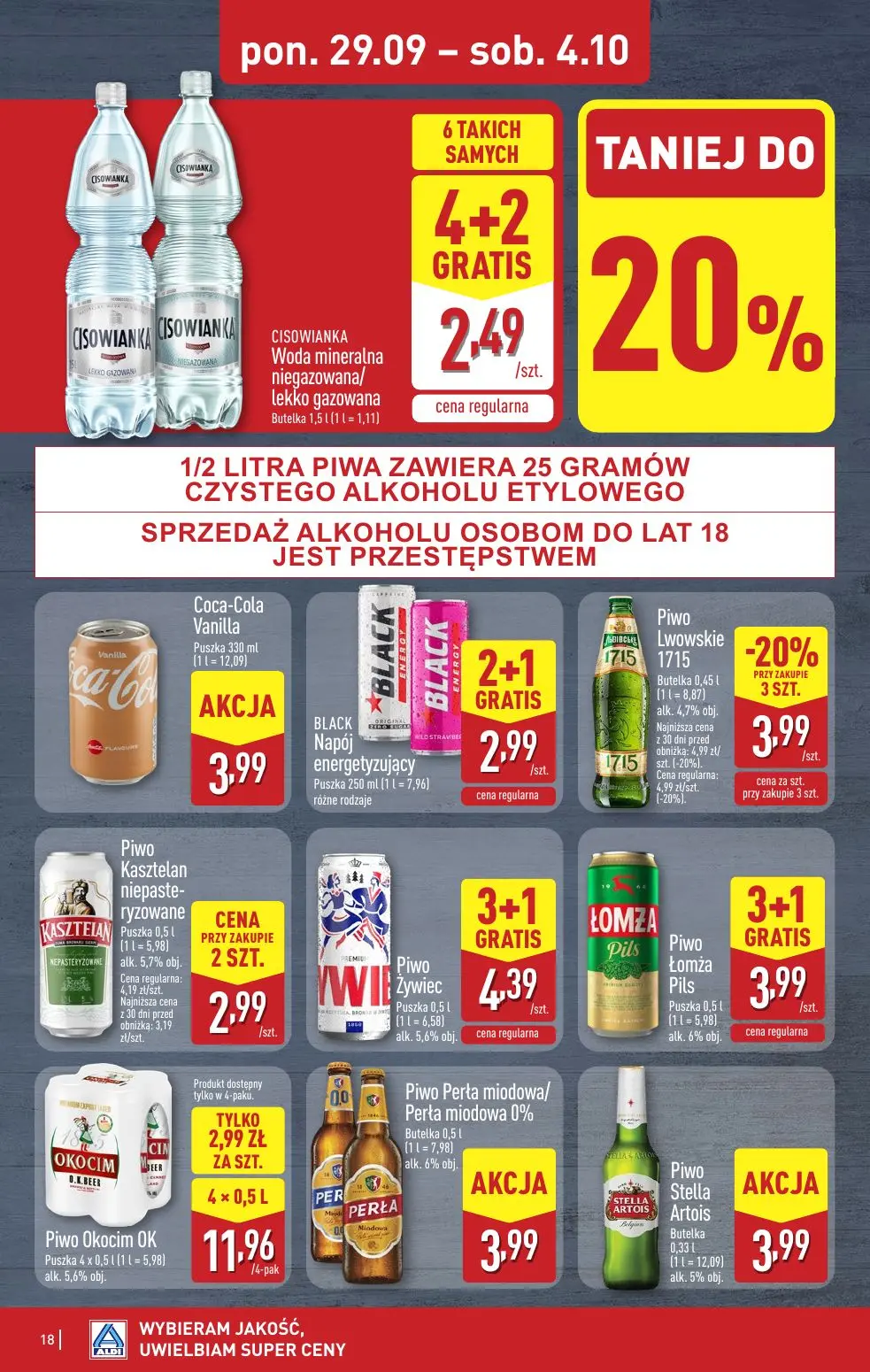 gazetka promocyjna ALDI Raz ALDI, zawsze coś z ALDI - Strona 18
