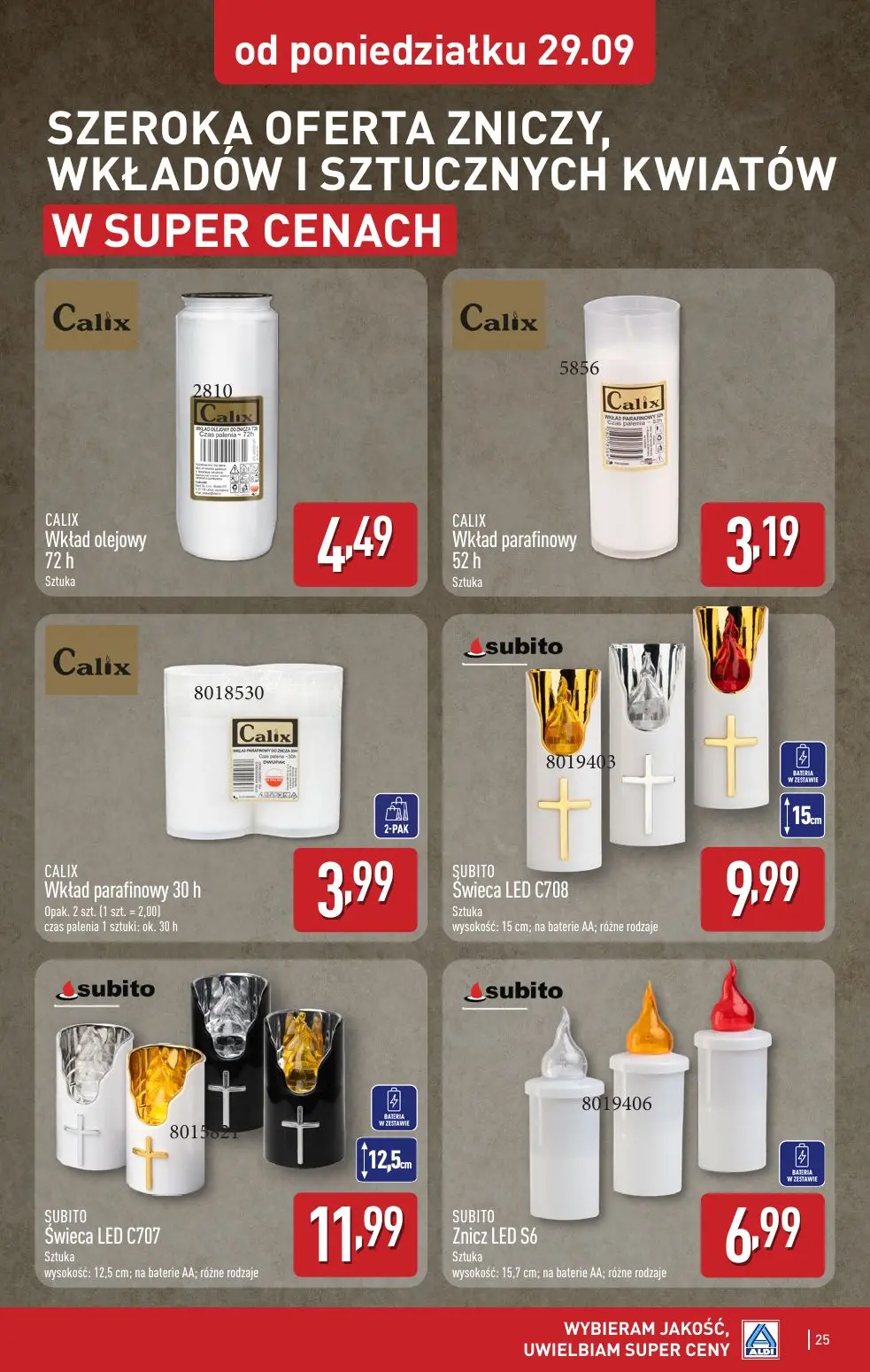 gazetka promocyjna ALDI Raz ALDI, zawsze coś z ALDI - Strona 25