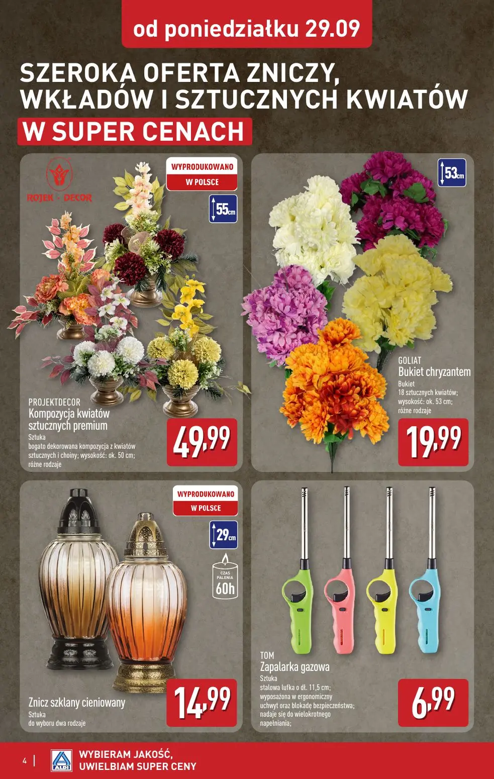 gazetka promocyjna ALDI Oferta od poniedziałku i od soboty - Strona 4
