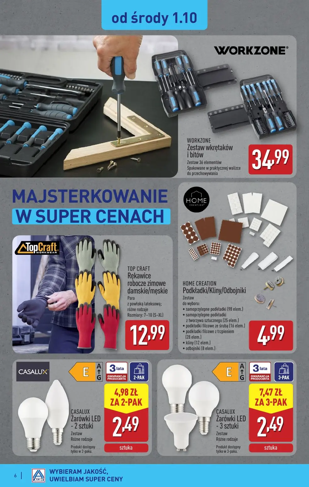 gazetka promocyjna ALDI Oferta od poniedziałku i od soboty - Strona 6