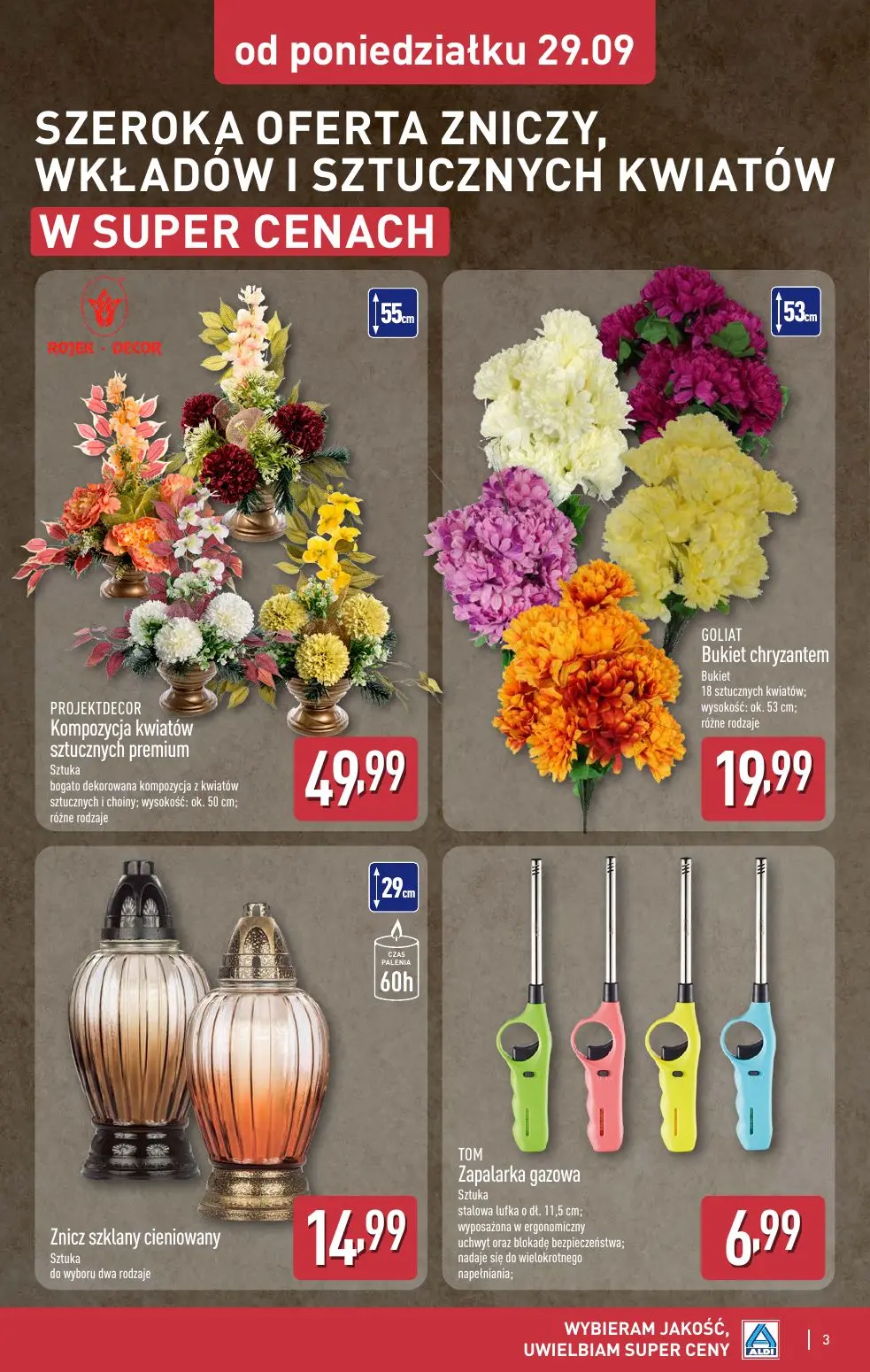 gazetka promocyjna ALDI Znicze 🕯️ - Strona 3