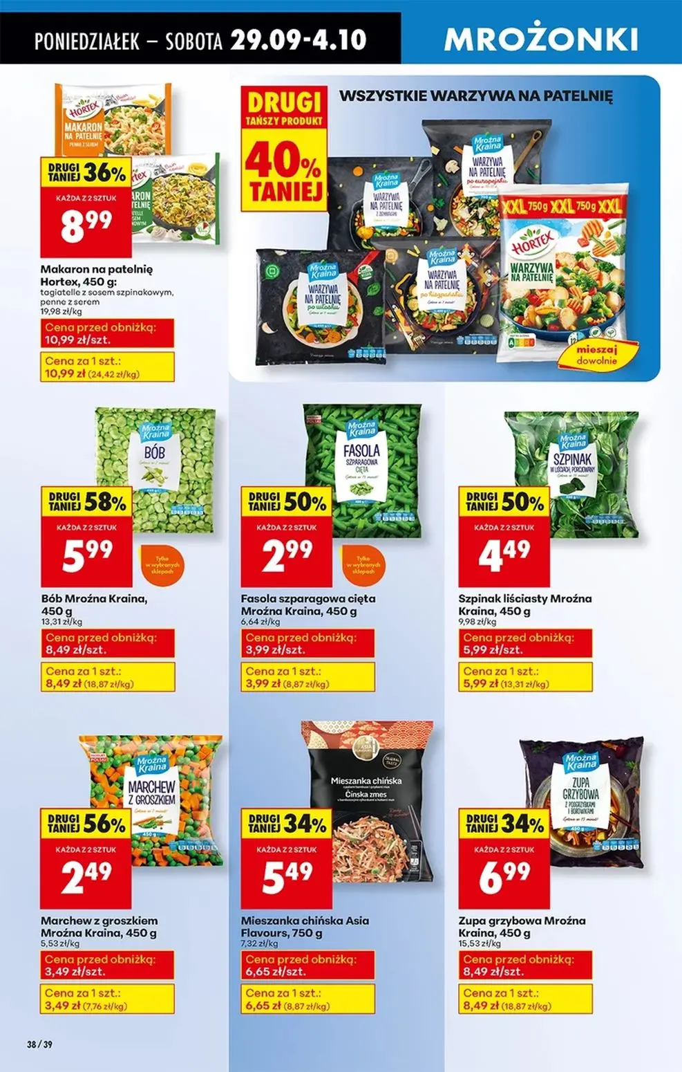 gazetka promocyjna Biedronka Od poniedziałku - Strona 38