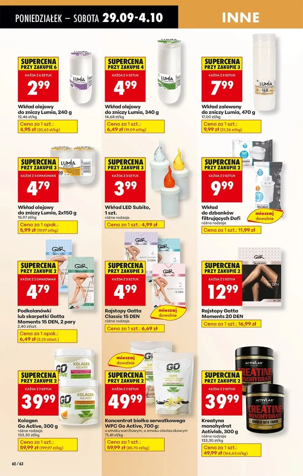 gazetka promocyjna Biedronka Od poniedziałku - Strona 62