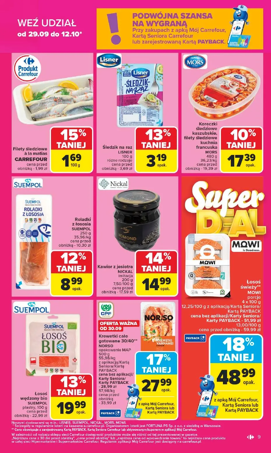 gazetka promocyjna Carrefour 1+1 za grosz - Strona 9