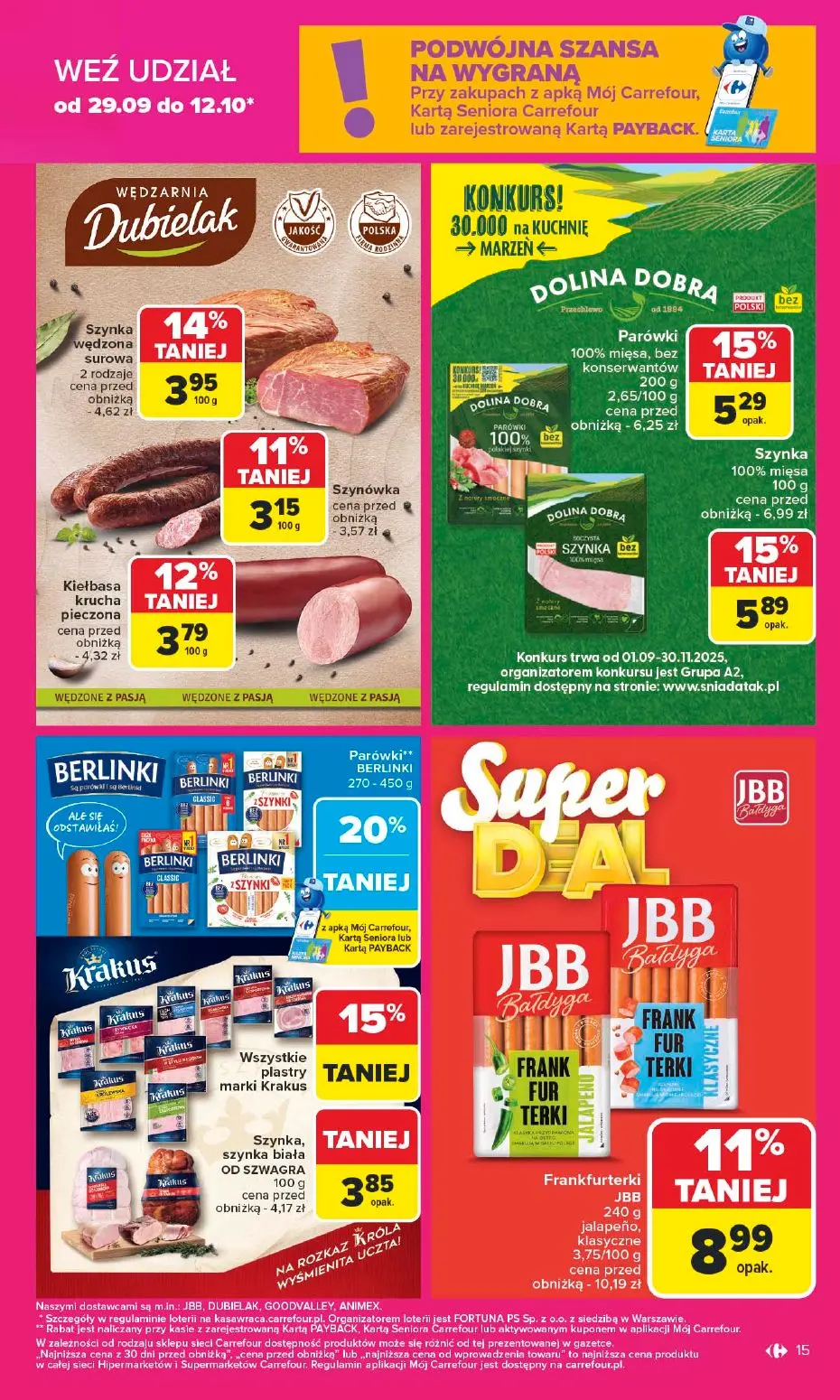 gazetka promocyjna Carrefour 1+1 za grosz - Strona 15