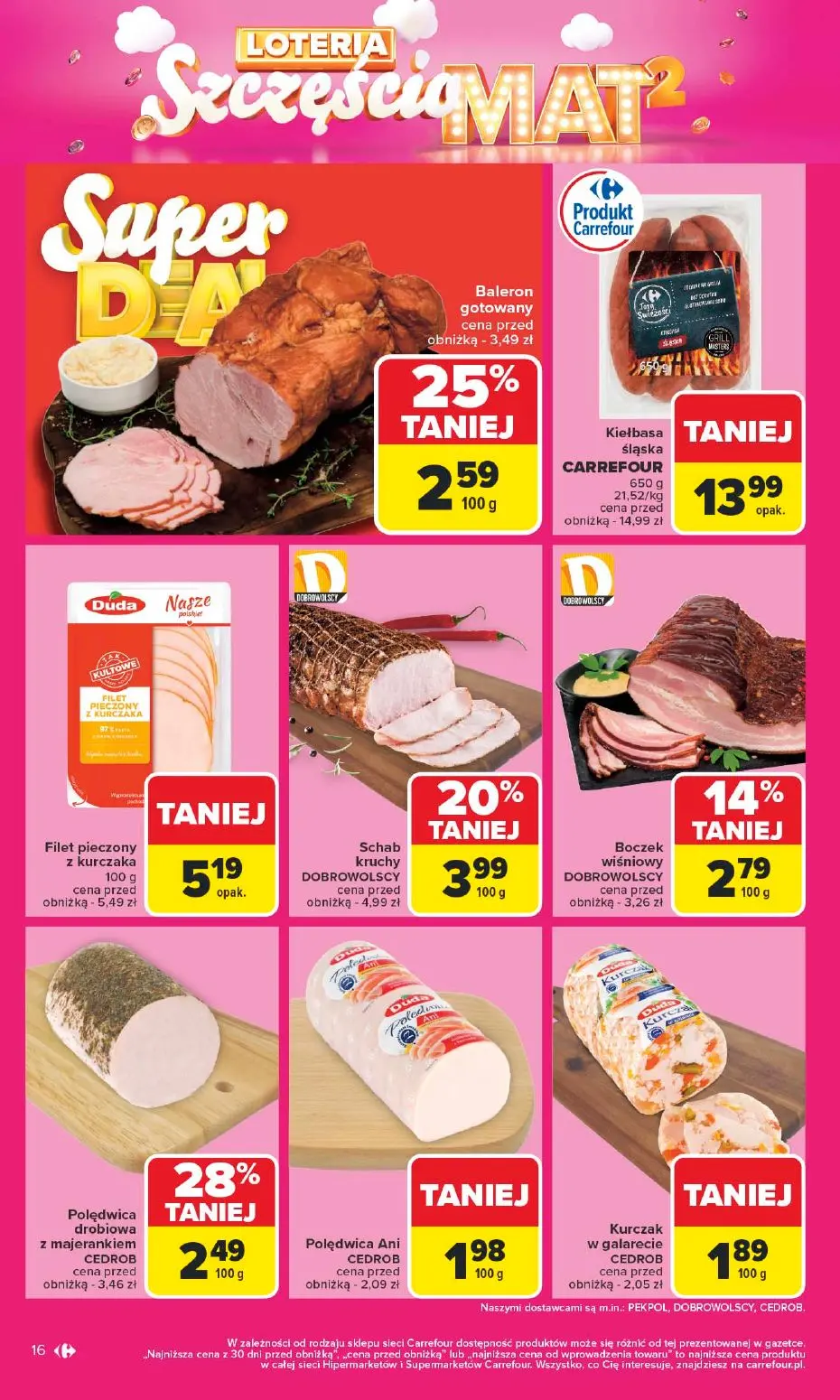 gazetka promocyjna Carrefour 1+1 za grosz - Strona 16