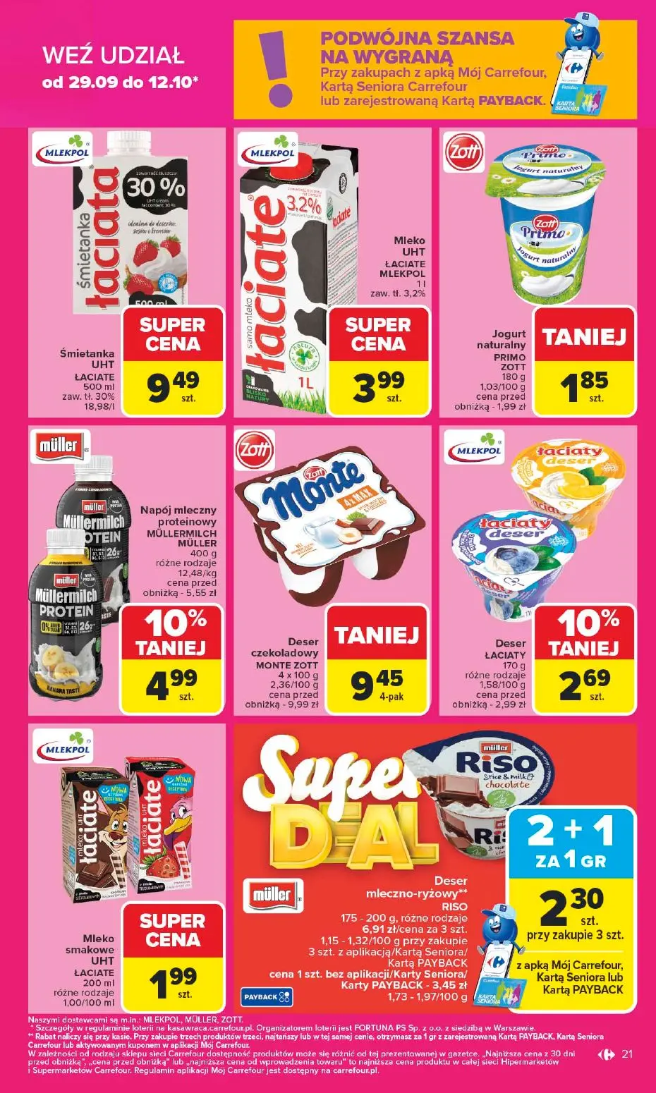 gazetka promocyjna Carrefour 1+1 za grosz - Strona 21