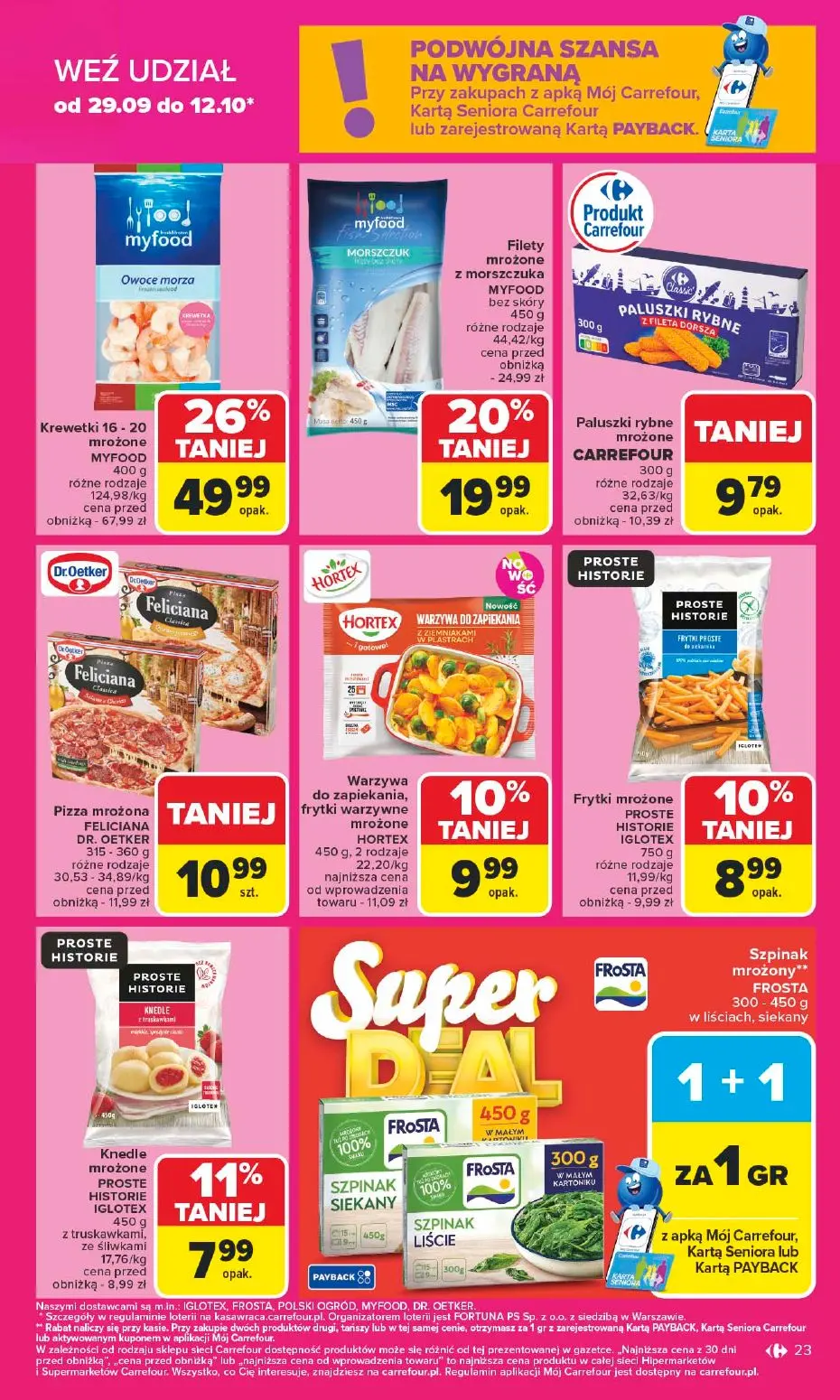 gazetka promocyjna Carrefour 1+1 za grosz - Strona 23