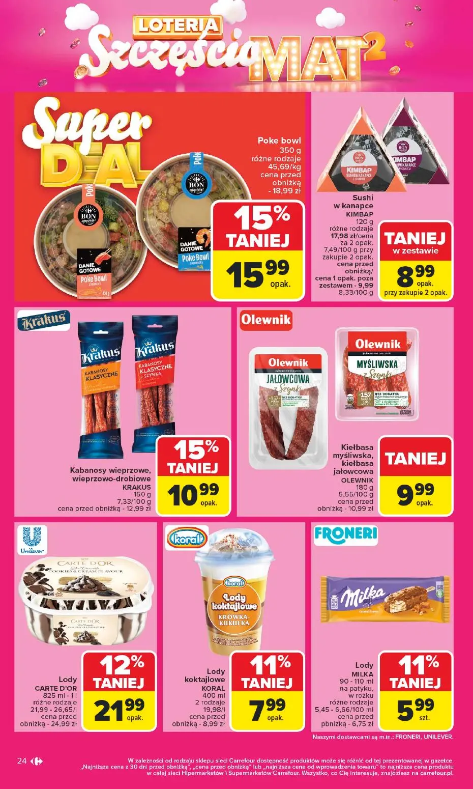 gazetka promocyjna Carrefour 1+1 za grosz - Strona 24