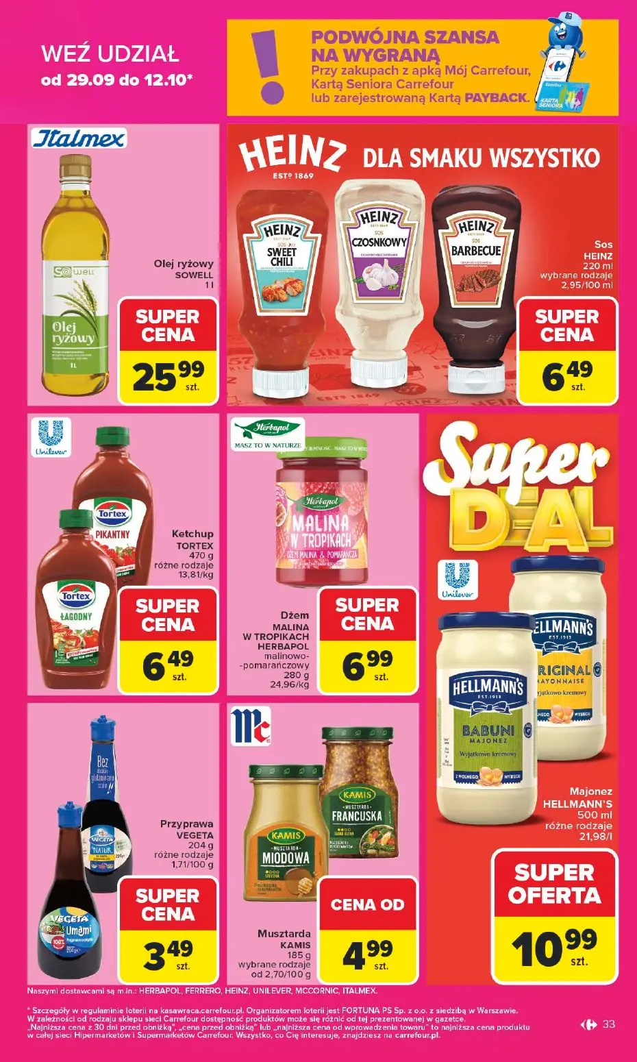 gazetka promocyjna Carrefour 1+1 za grosz - Strona 33