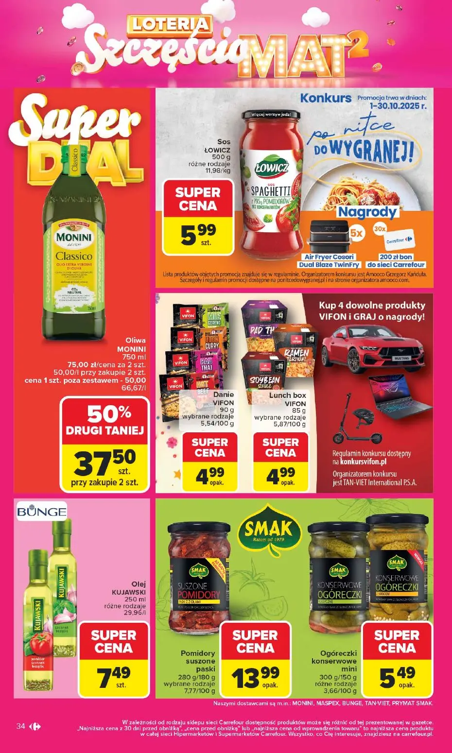 gazetka promocyjna Carrefour 1+1 za grosz - Strona 34