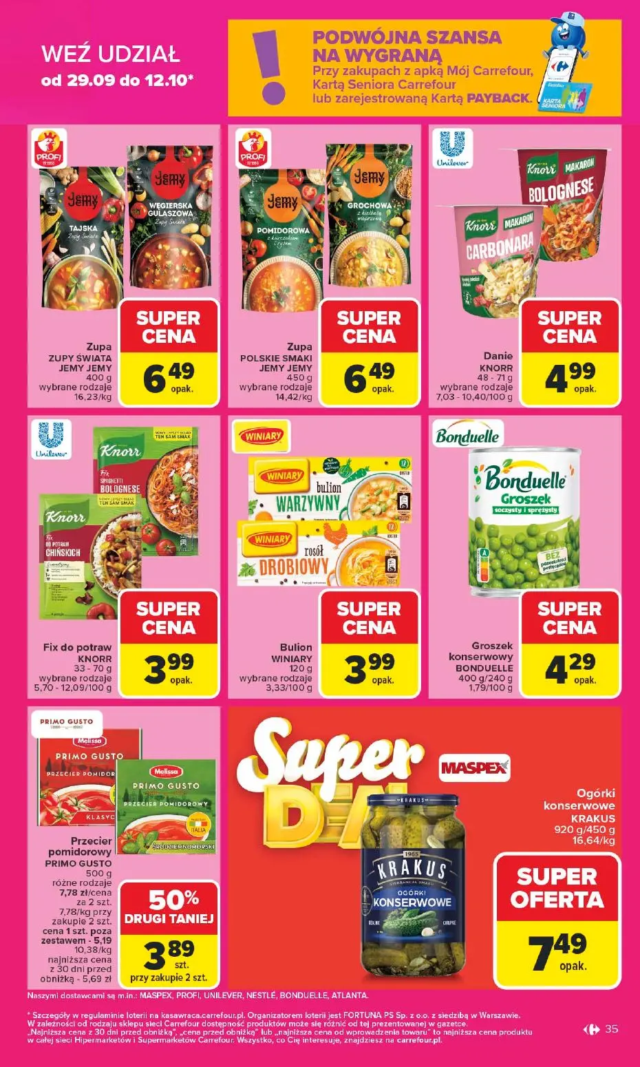 gazetka promocyjna Carrefour 1+1 za grosz - Strona 35