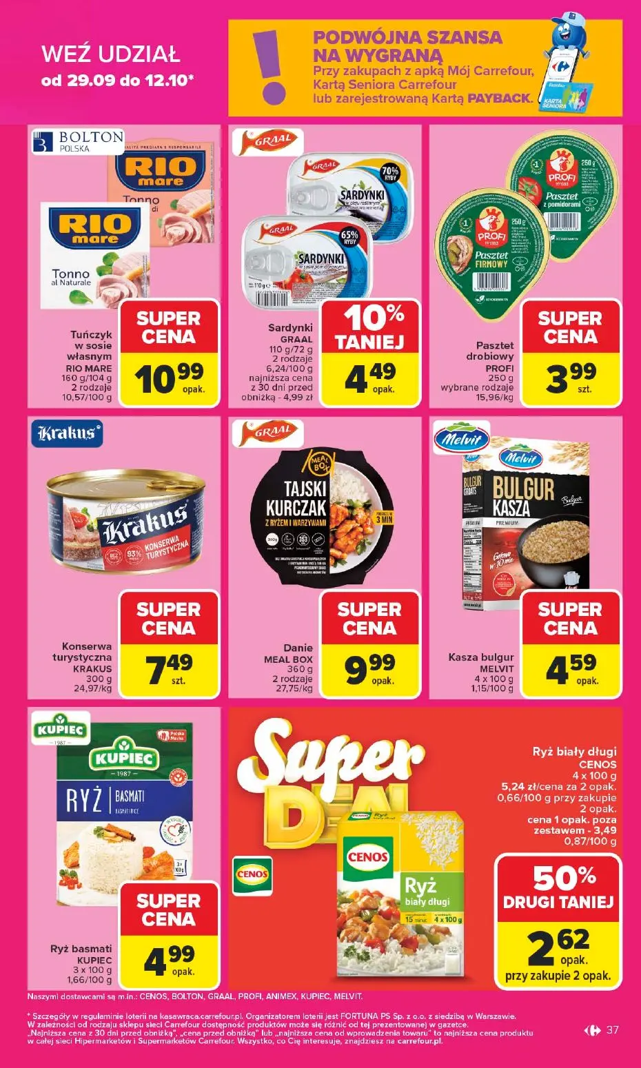 gazetka promocyjna Carrefour 1+1 za grosz - Strona 37