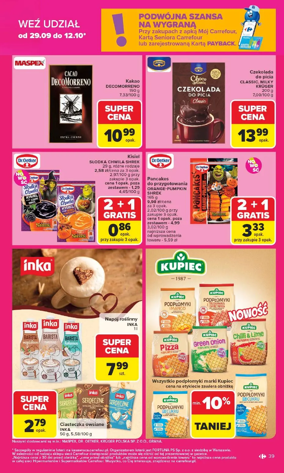 gazetka promocyjna Carrefour 1+1 za grosz - Strona 39