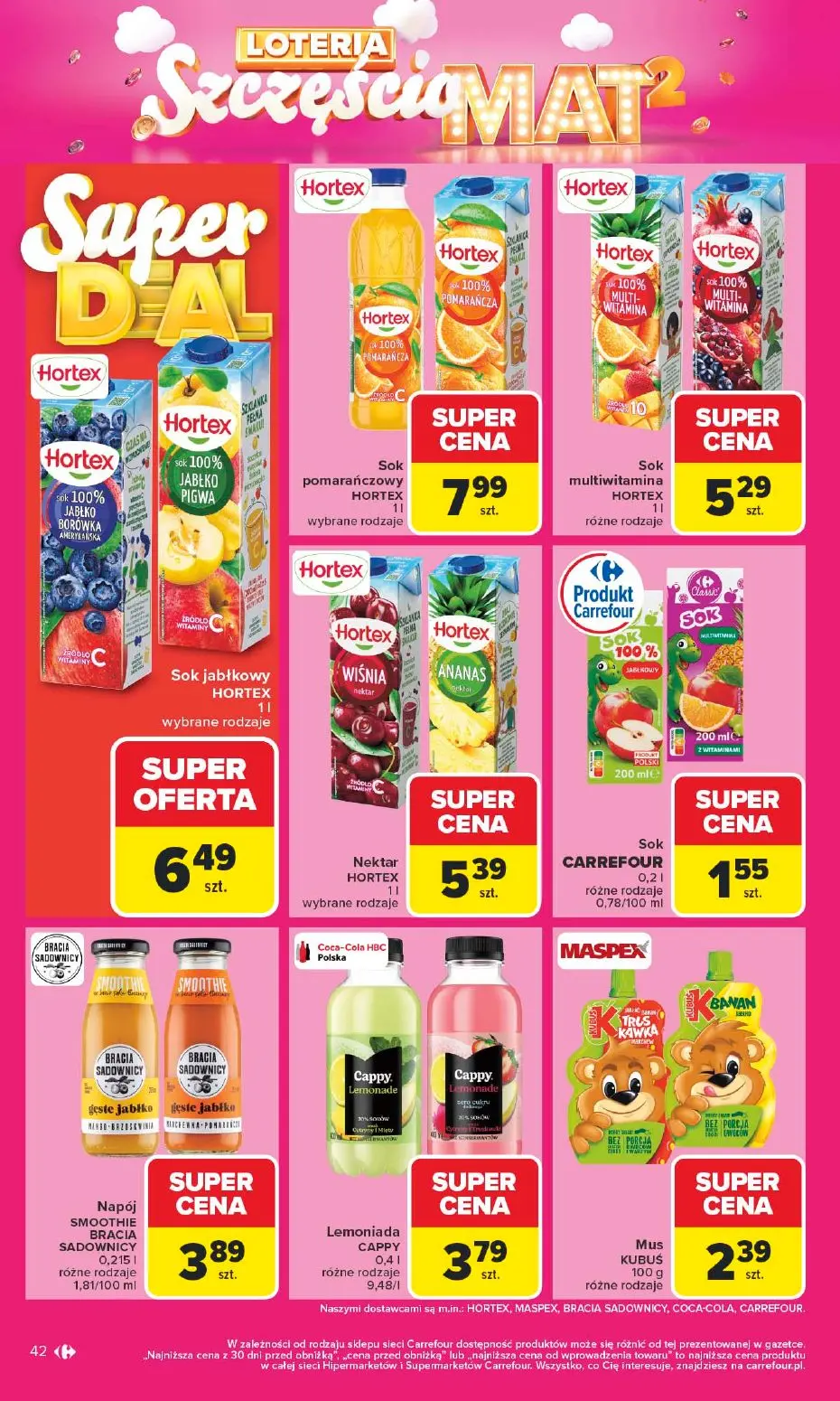 gazetka promocyjna Carrefour 1+1 za grosz - Strona 42