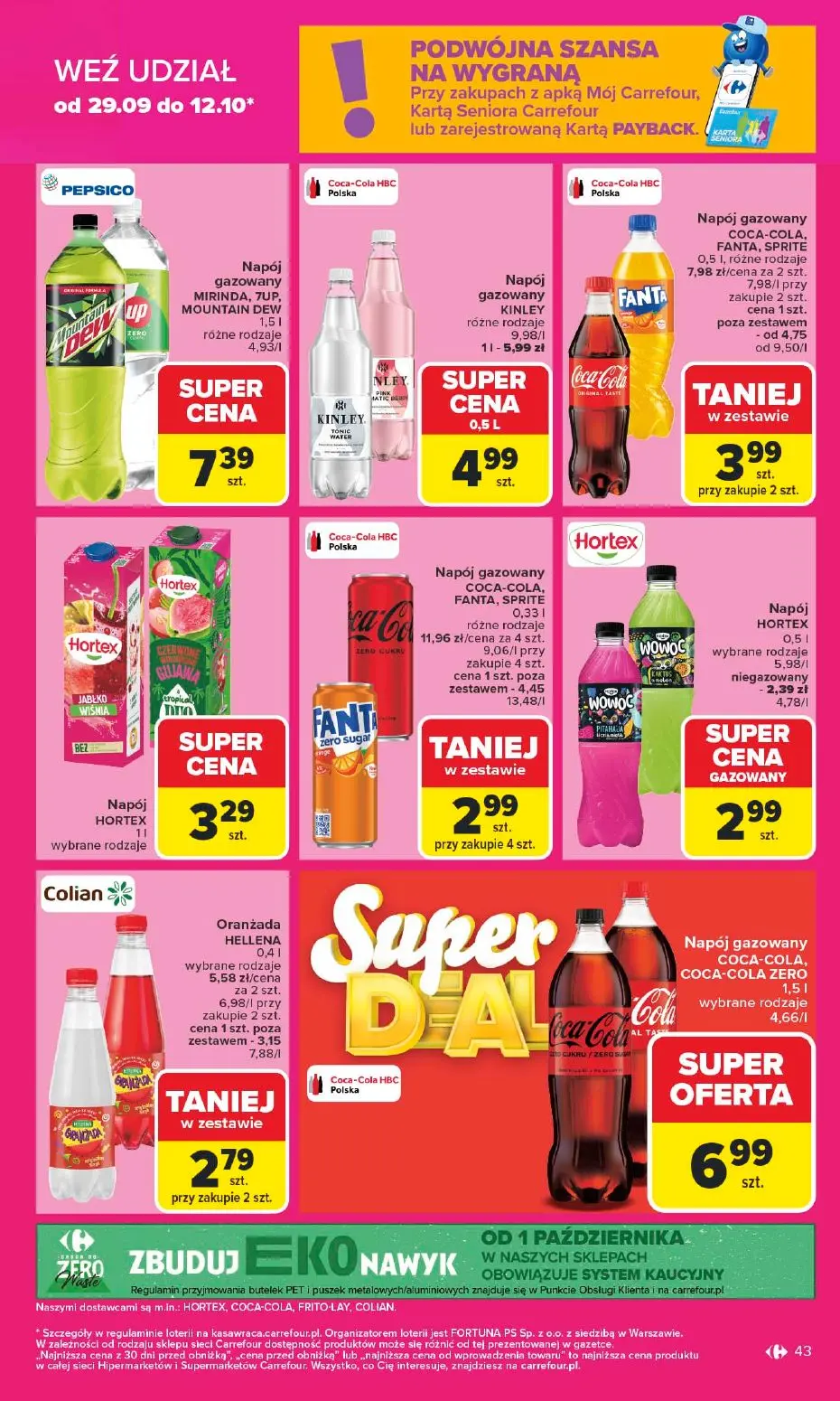 gazetka promocyjna Carrefour 1+1 za grosz - Strona 43
