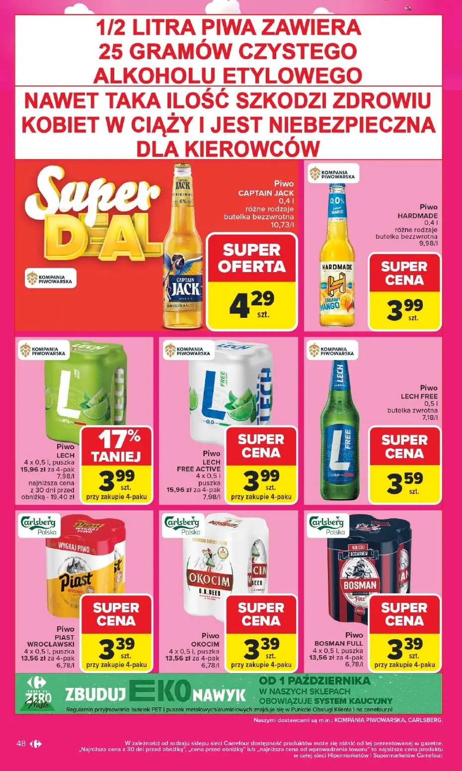 gazetka promocyjna Carrefour 1+1 za grosz - Strona 48