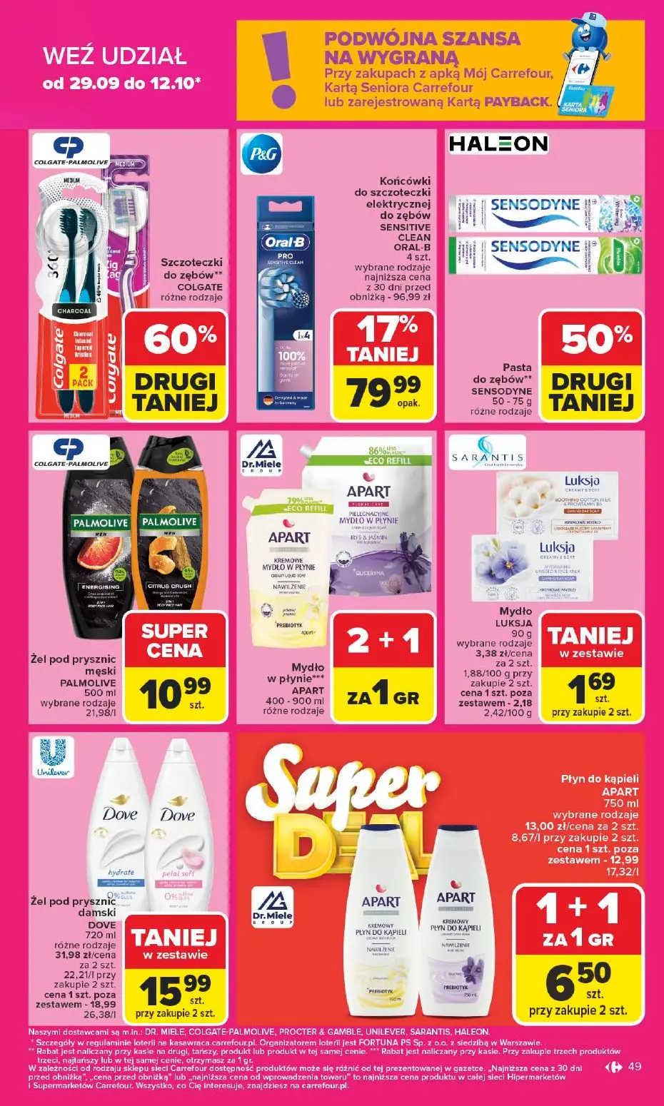 gazetka promocyjna Carrefour 1+1 za grosz - Strona 49