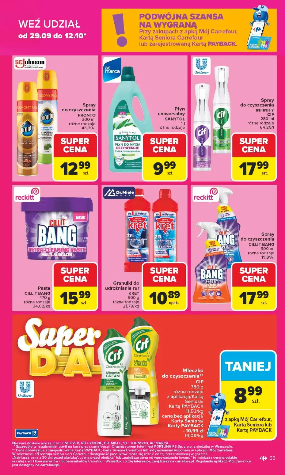 gazetka promocyjna Carrefour 1+1 za grosz - Strona 55