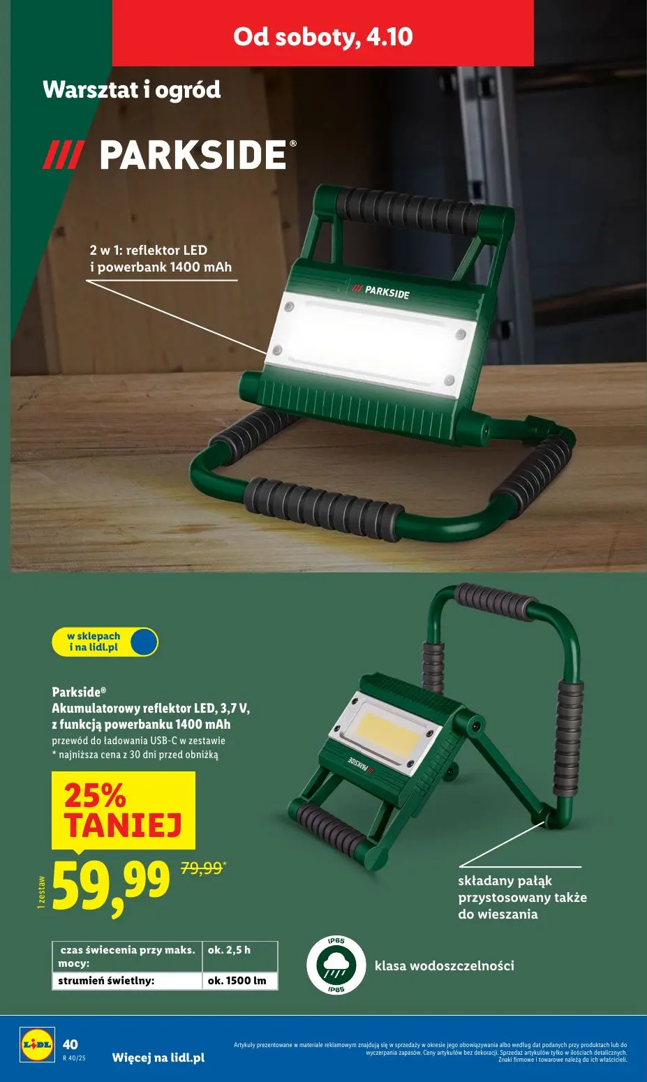gazetka promocyjna LIDL Katalog z nowymi okazjami - Strona 46