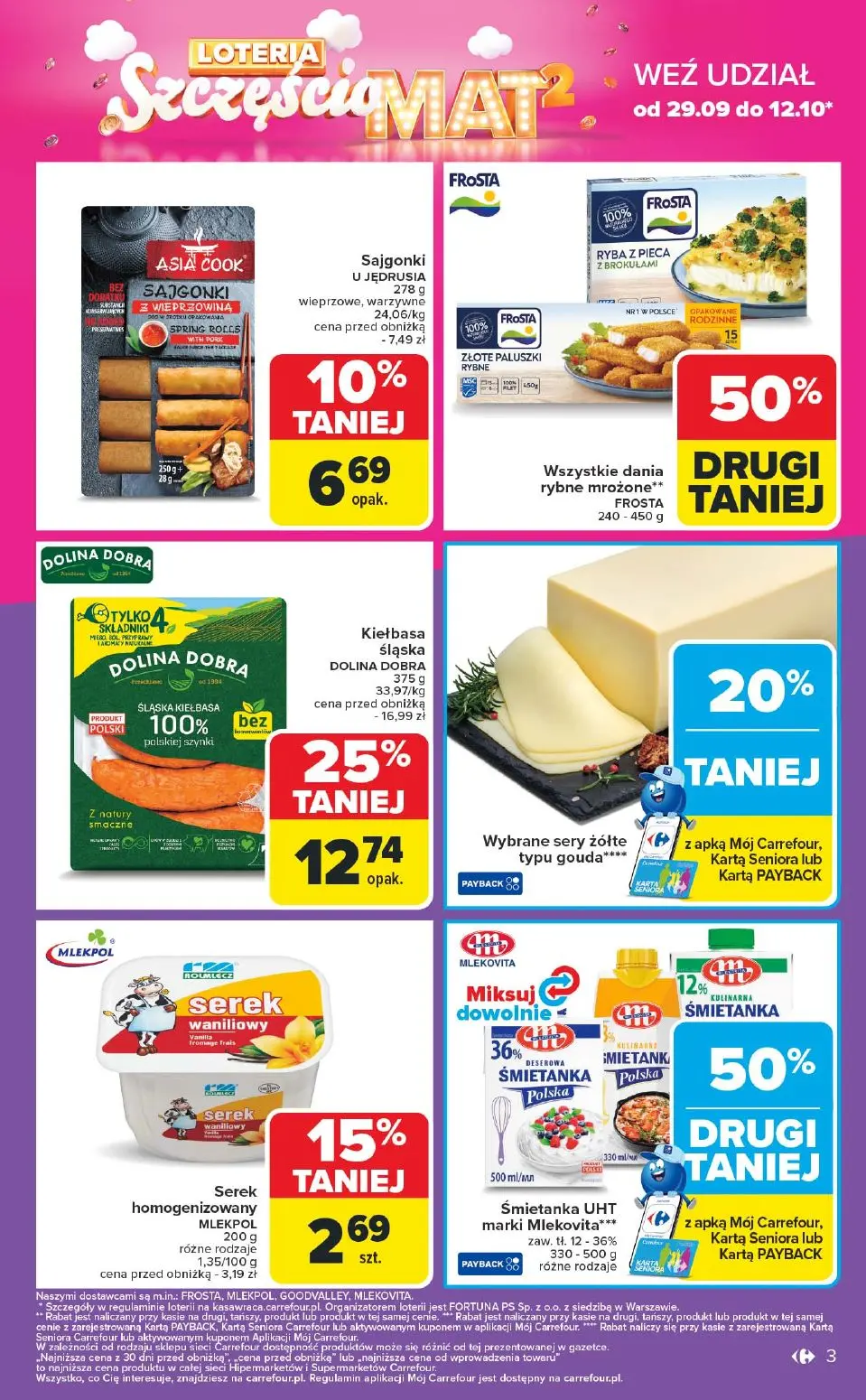 gazetka promocyjna Carrefour Loteria Szczęścia - Strona 3