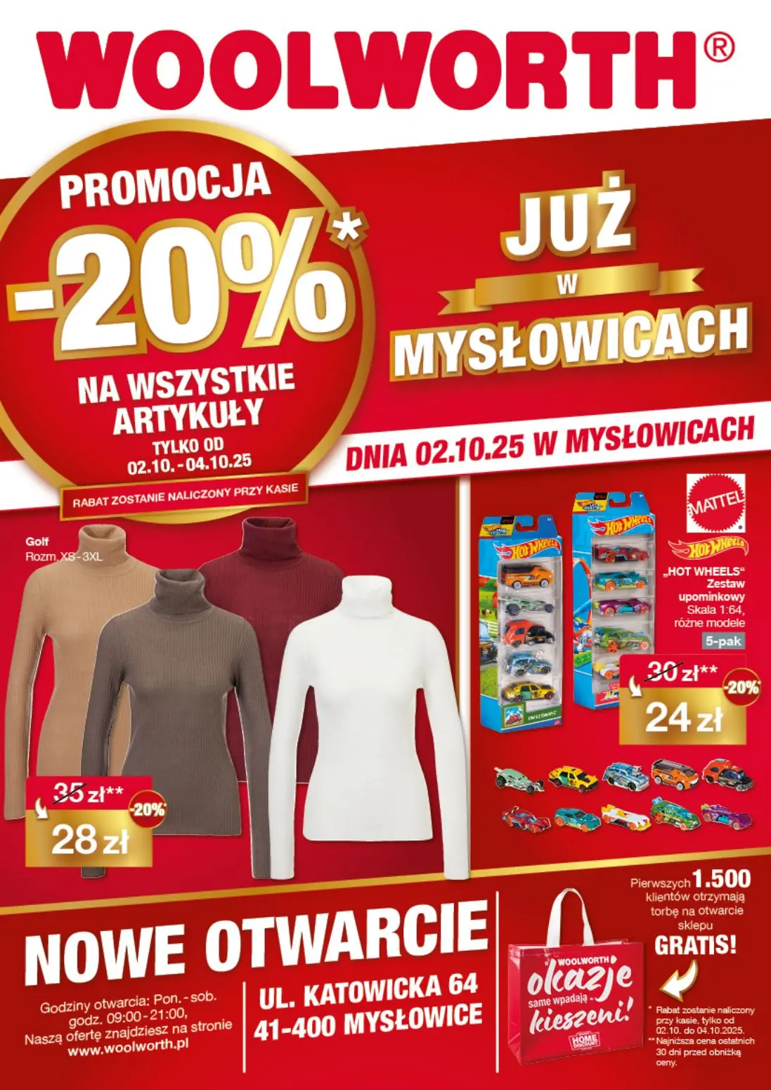 gazetka promocyjna WOOLWORTH Już w Mysłowicach - Strona 1