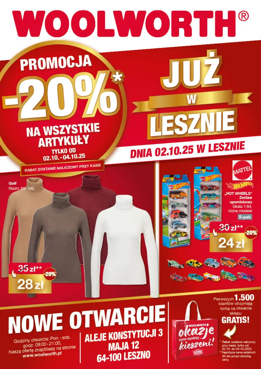 gazetka promocyjna WOOLWORTH Już w Lesznie - Strona 1