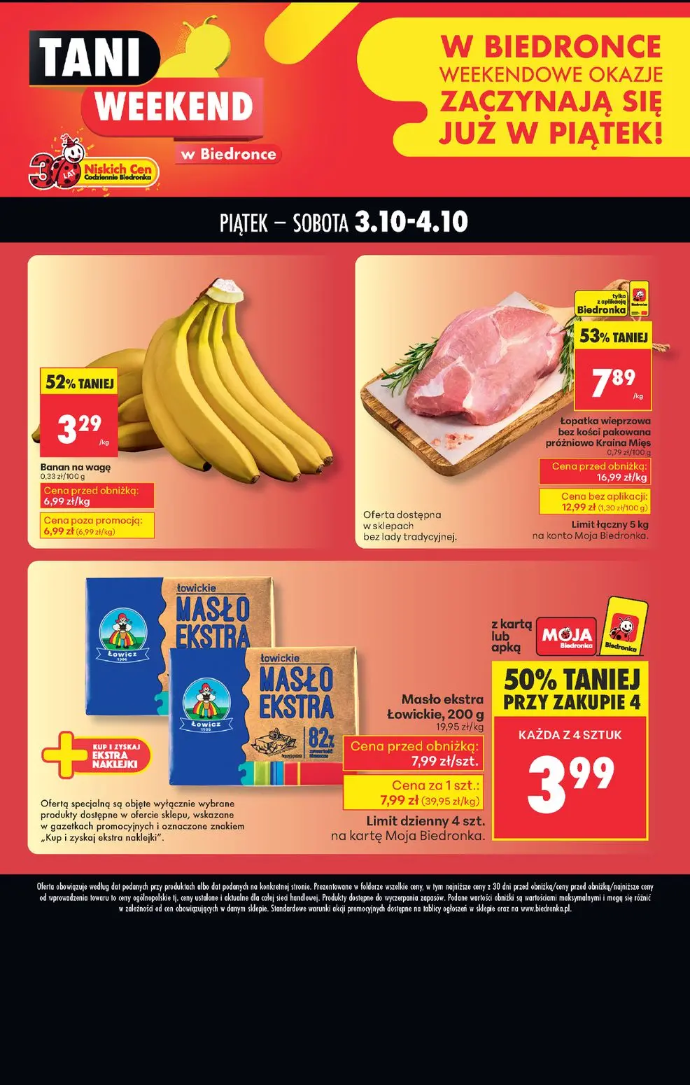 gazetka promocyjna Biedronka Tani weekend - Strona 1