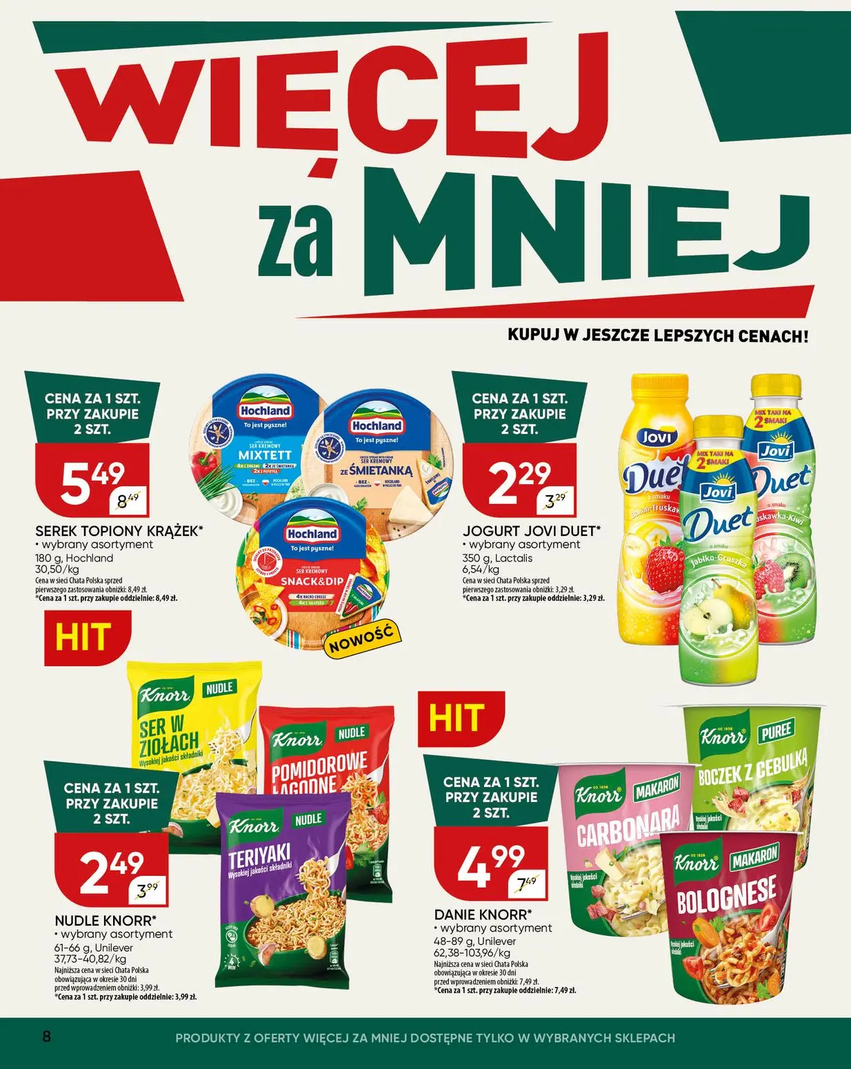 gazetka promocyjna Chata Polska  - Strona 8