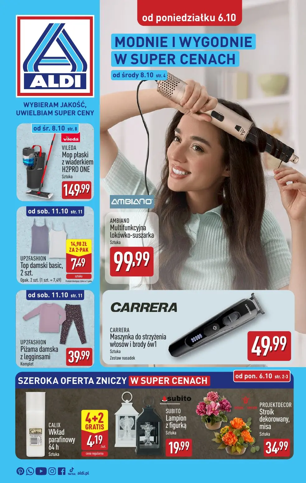gazetka promocyjna ALDI Modnie i wygodnie od 6.10 - Strona 1