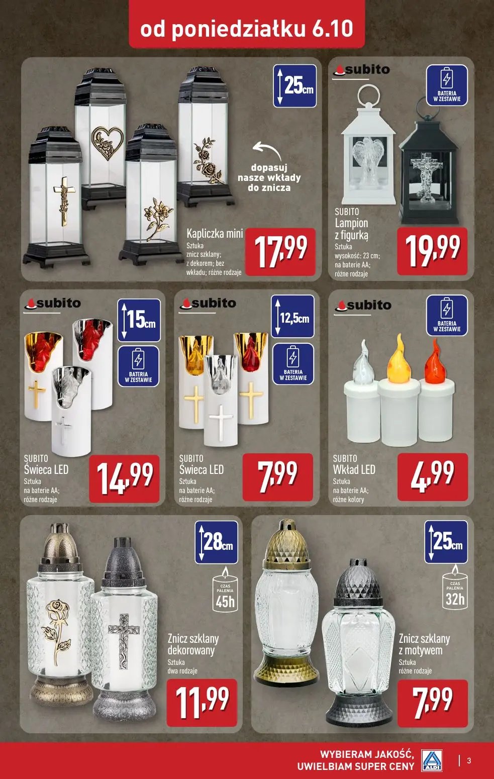 gazetka promocyjna ALDI Modnie i wygodnie od 6.10 - Strona 3