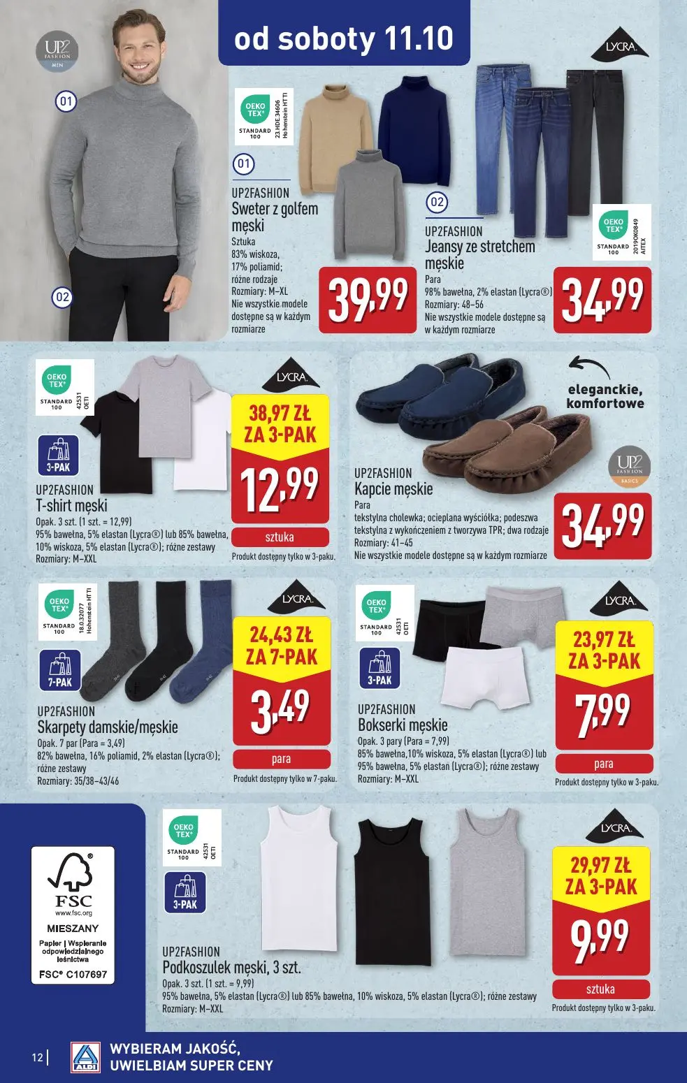 gazetka promocyjna ALDI Modnie i wygodnie od 6.10 - Strona 12