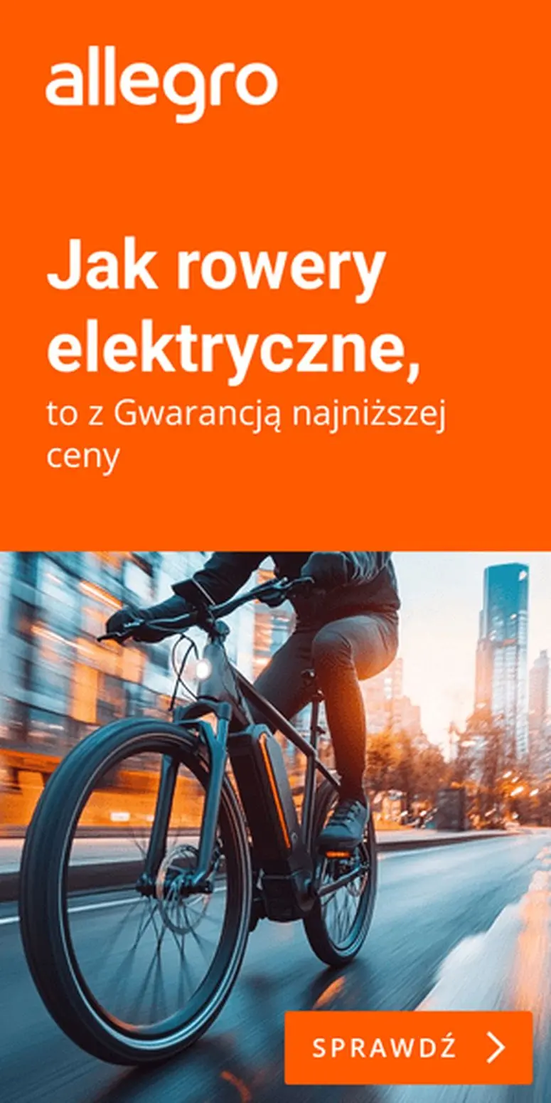 gazetka promocyjna Allegro Rowery elektryczne z gwarancją najniższej ceny - Strona 1
