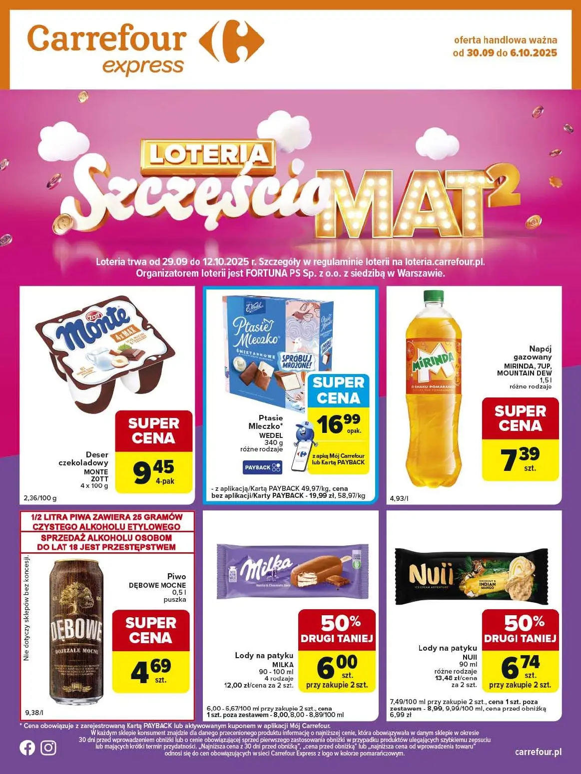 gazetka promocyjna Carrefour Express Loteria szczęściomat - Strona 2