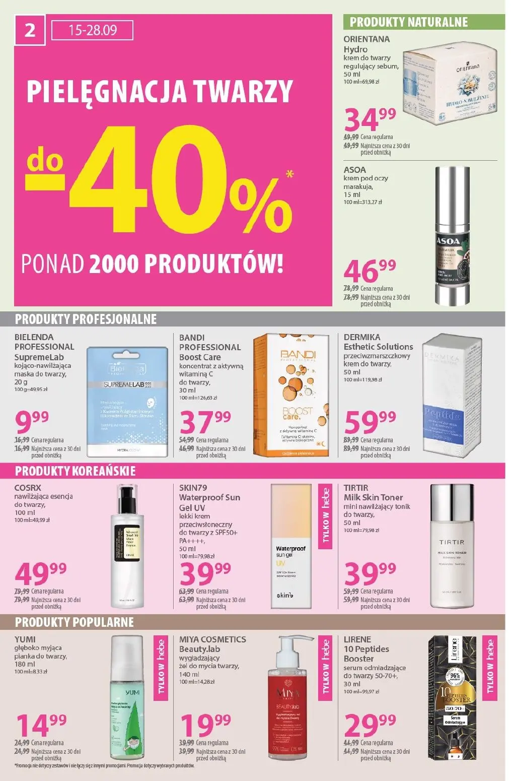 gazetka promocyjna hebe Zawsze w niskiej cenie - Strona 2