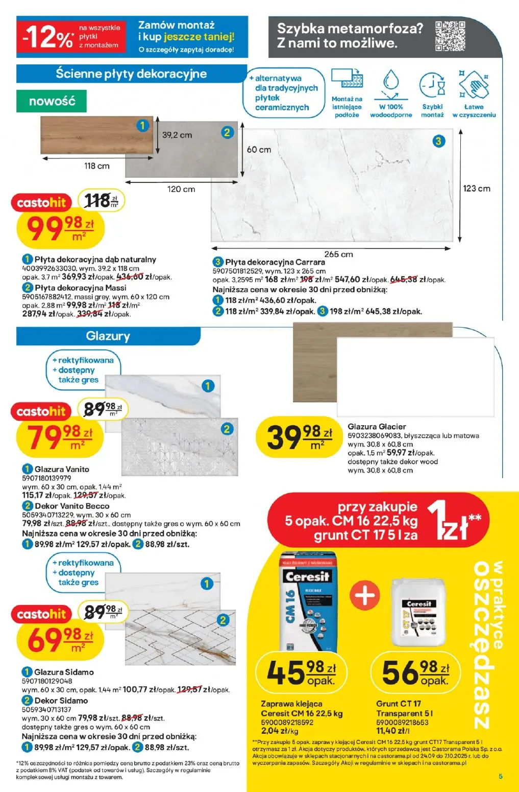 gazetka promocyjna castorama W teorii łazienka - Strona 5