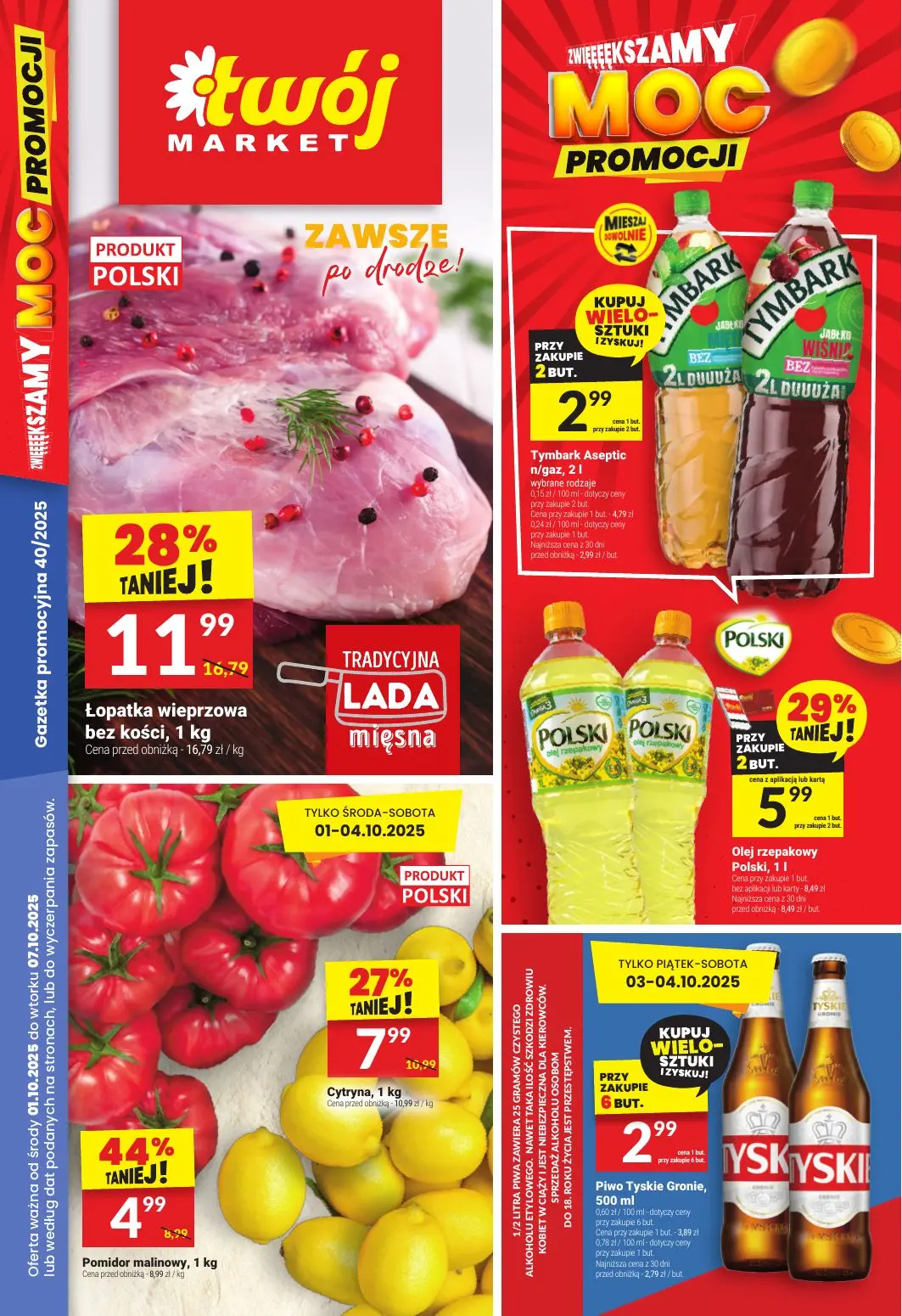 gazetka promocyjna Twój Market Zwiększamy Moc promocji - Strona 1