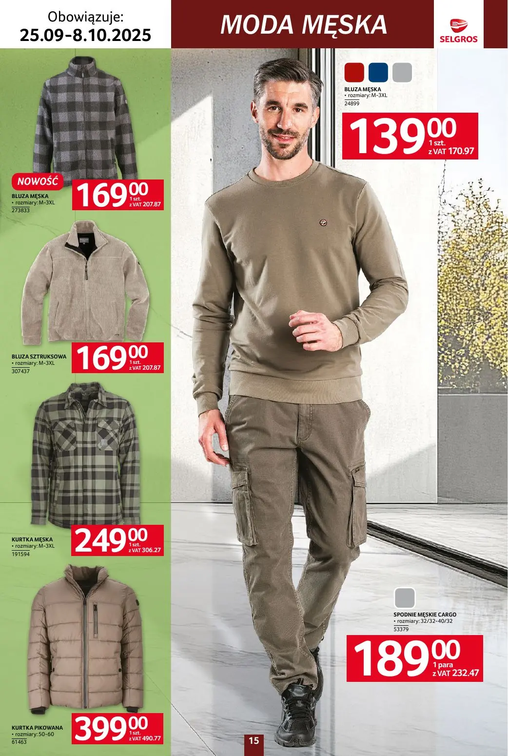 gazetka promocyjna SELGROS Katalog Tekstylia - Strona 15