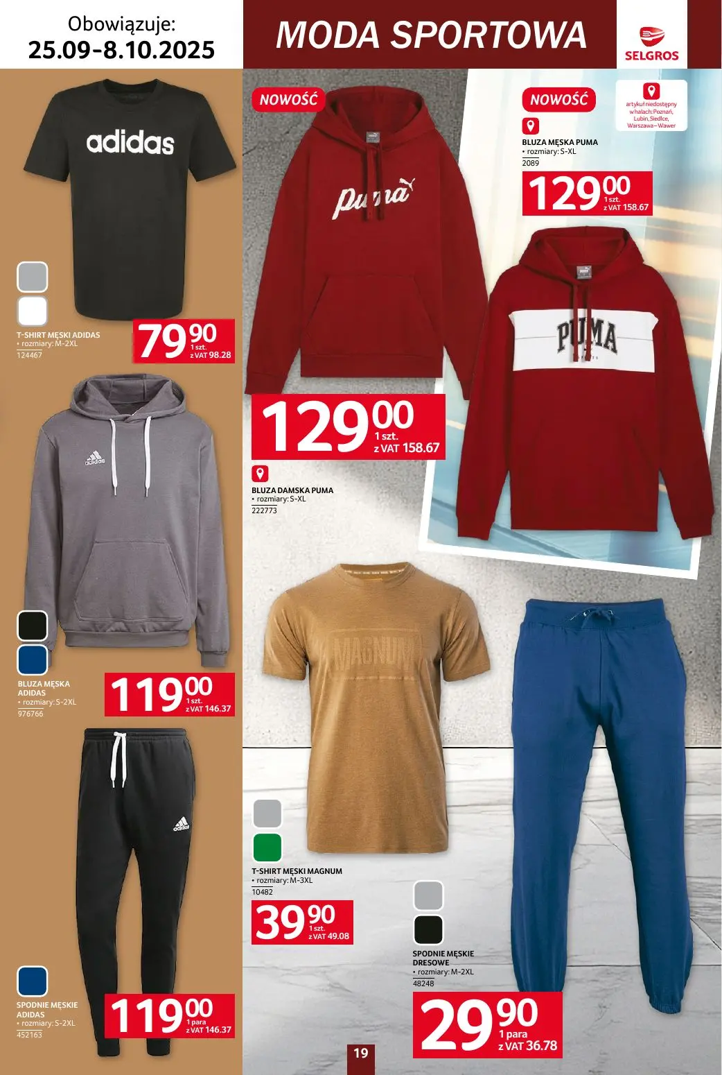 gazetka promocyjna SELGROS Katalog Tekstylia - Strona 19