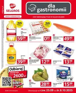 Gazetka promocyjna SELGROS, ważna od 2025-09-25 do 2025-10-08.