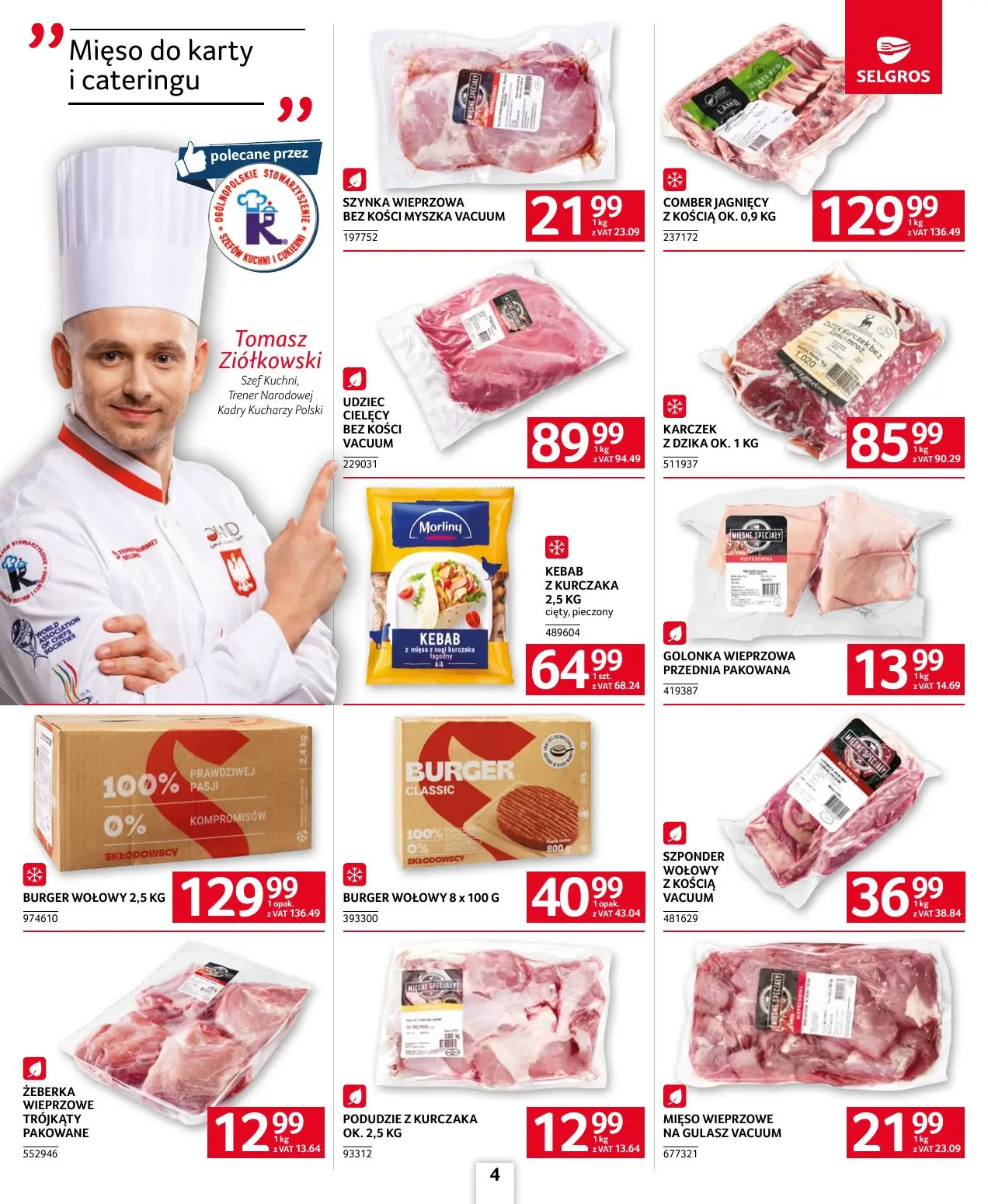 gazetka promocyjna SELGROS Oferta dla gastronomii - Strona 4